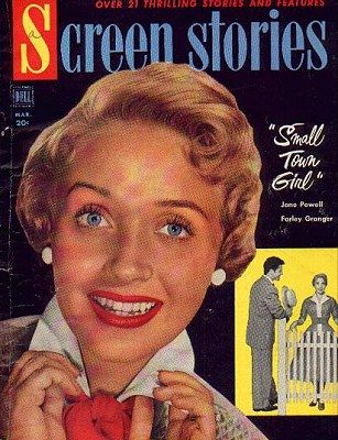SCREEN STORIES magazine side cover March 1953