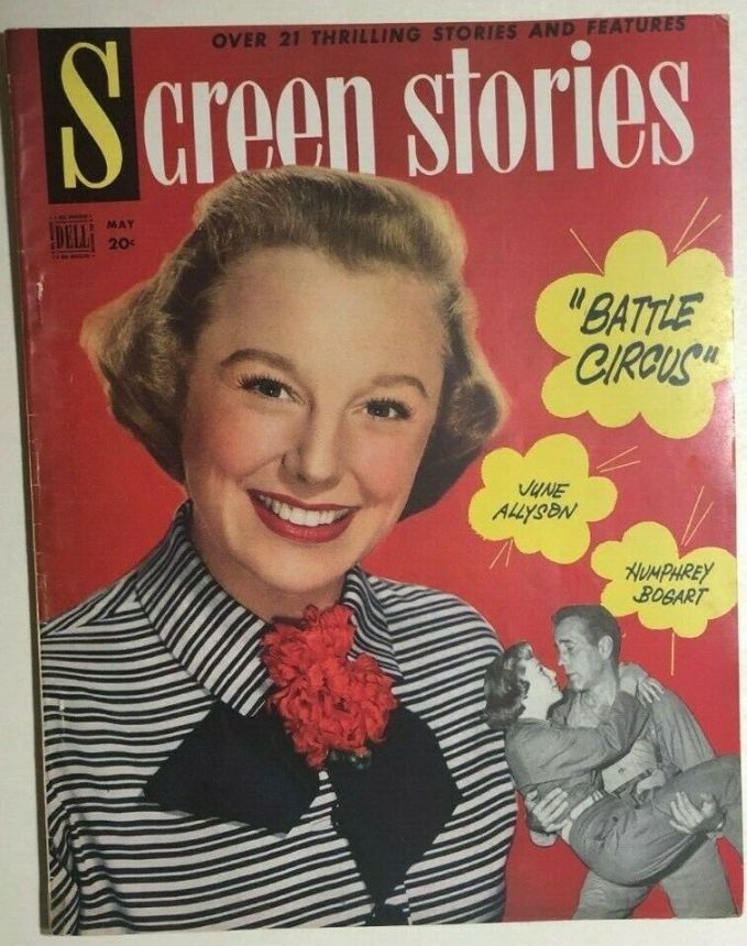 SCREEN STORIES magazine side cover May 1953