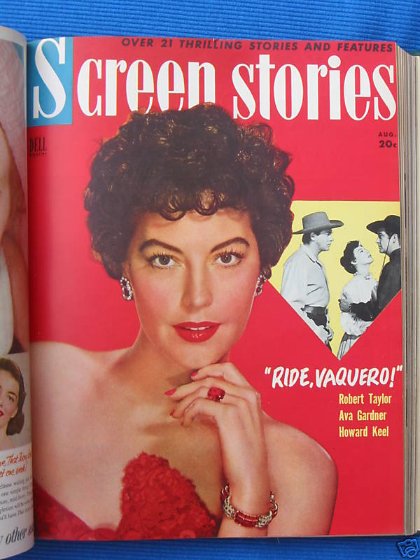 SCREEN STORIES magazine cover August 1953