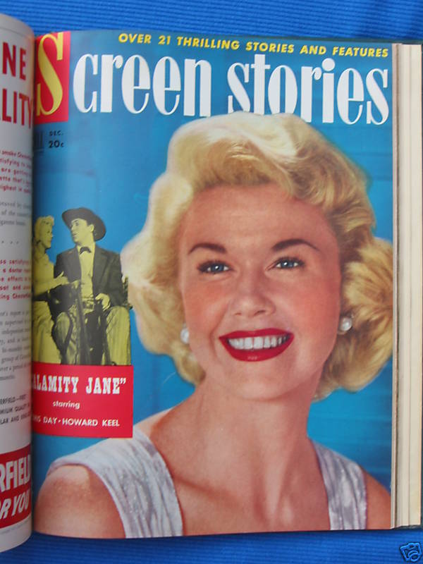 SCREEN STORIES magazine side cover December 1953