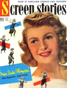SCREEN STORIES magazine side cover March 1954