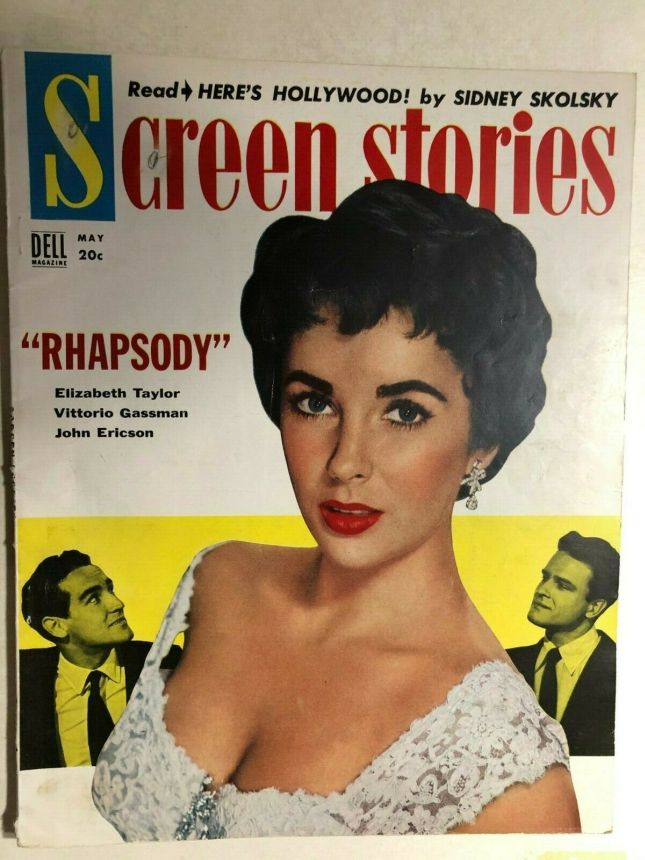 SCREEN STORIES magazine side cover May 1954