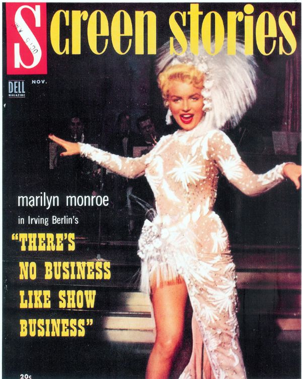 SCREEN STORIES magazine side cover November 1954