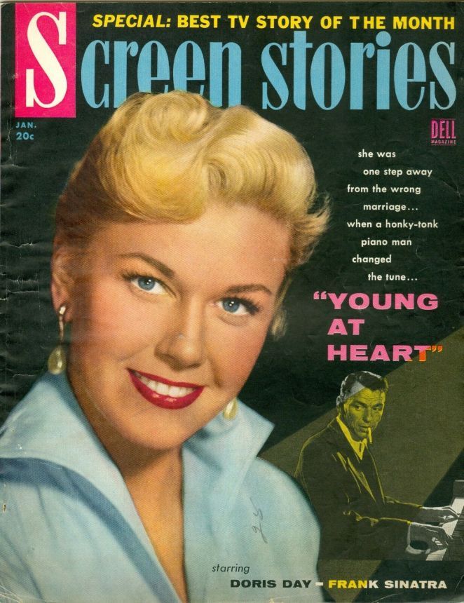 SCREEN STORIES magazine side cover January 1955
