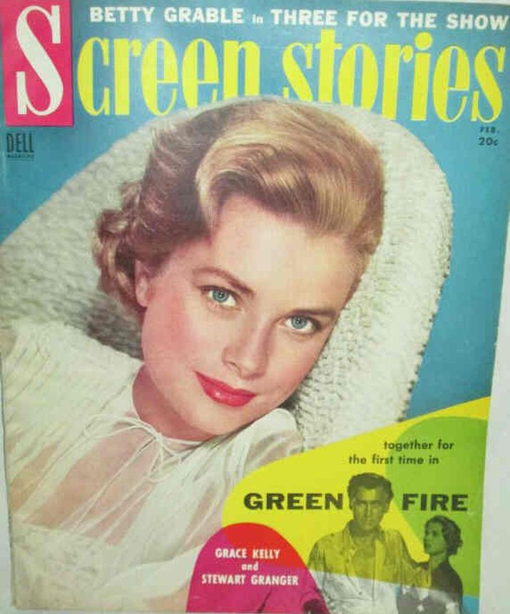 SCREEN STORIES magazine side cover February 1955