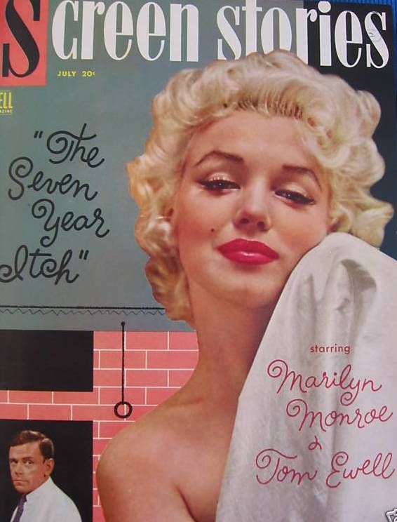 SCREEN STORIES magazine side cover July 1955