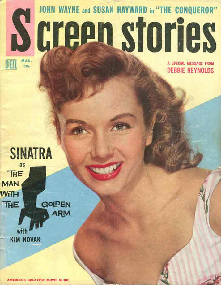 SCREEN STORIES magazine side cover March 1956