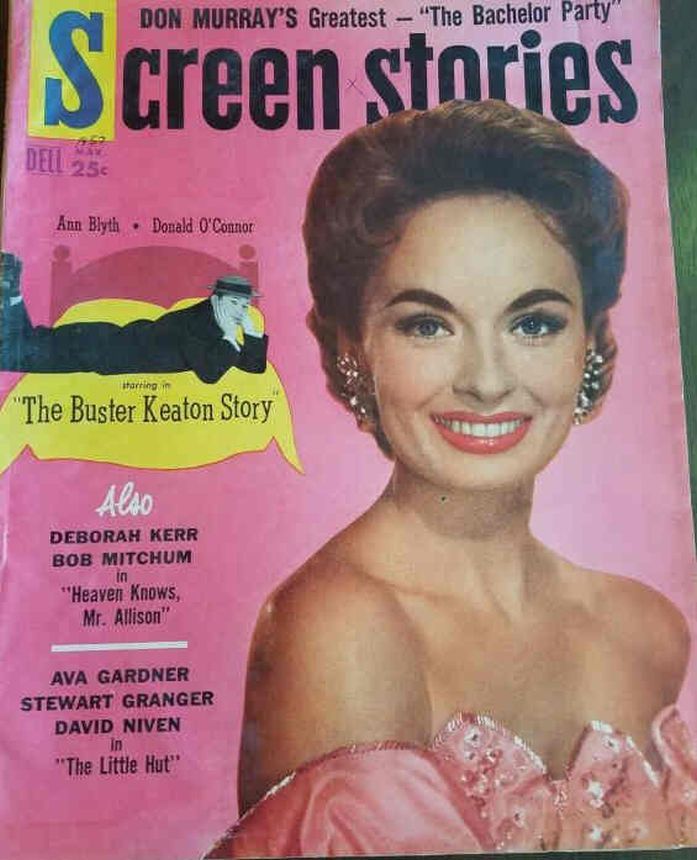 SCREEN STORIES magazine side cover March 1957