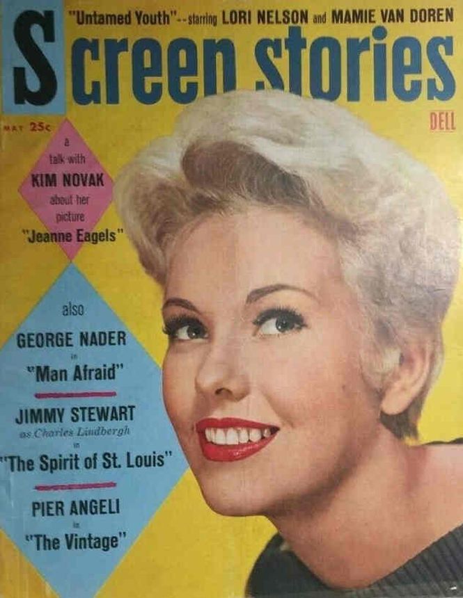 SCREEN STORIES magazine side cover May 1957