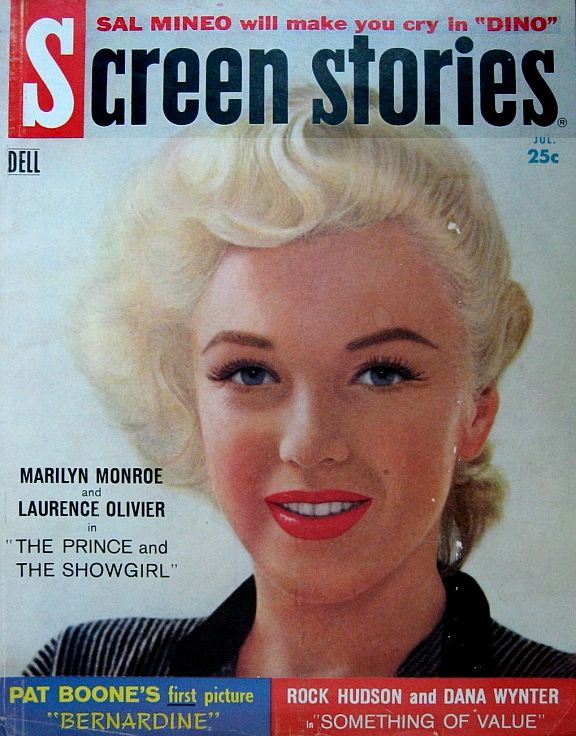 SCREEN STORIES magazine side cover July 1957