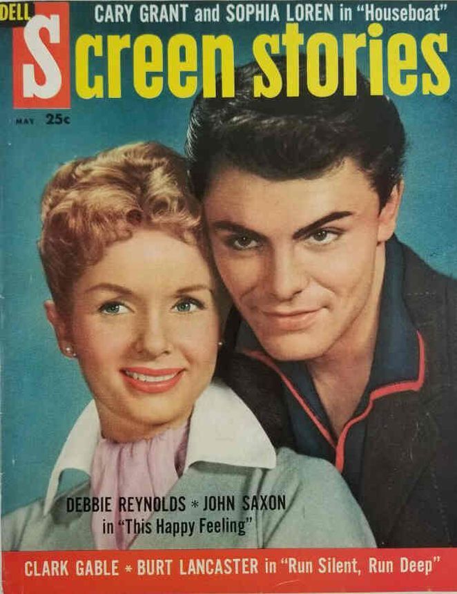 SCREEN STORIES magazine side cover May 1958