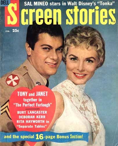 SCREEN STORIES magazine side cover February 1959