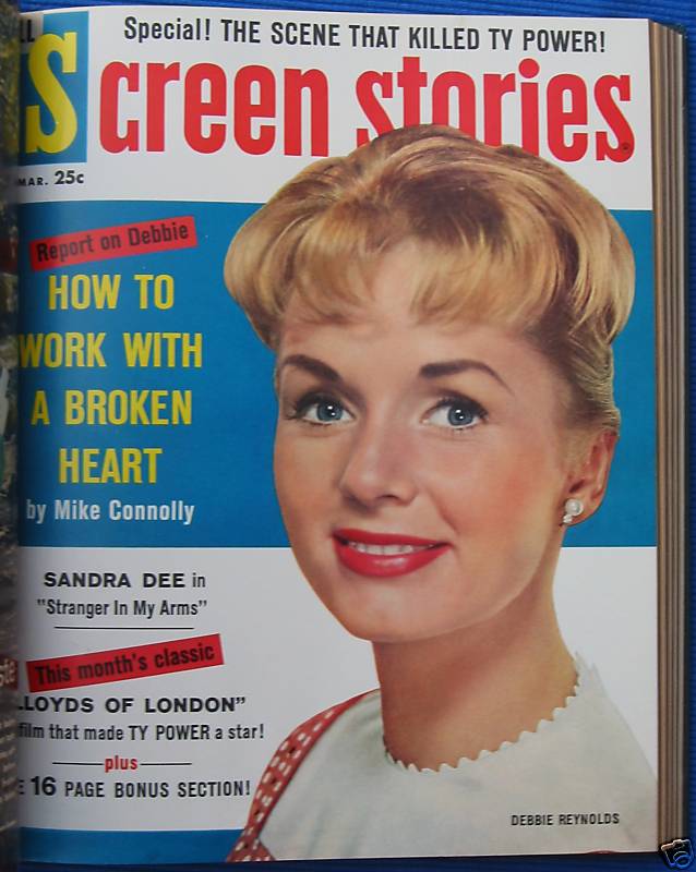 SCREEN STORIES magazine side cover March 1959