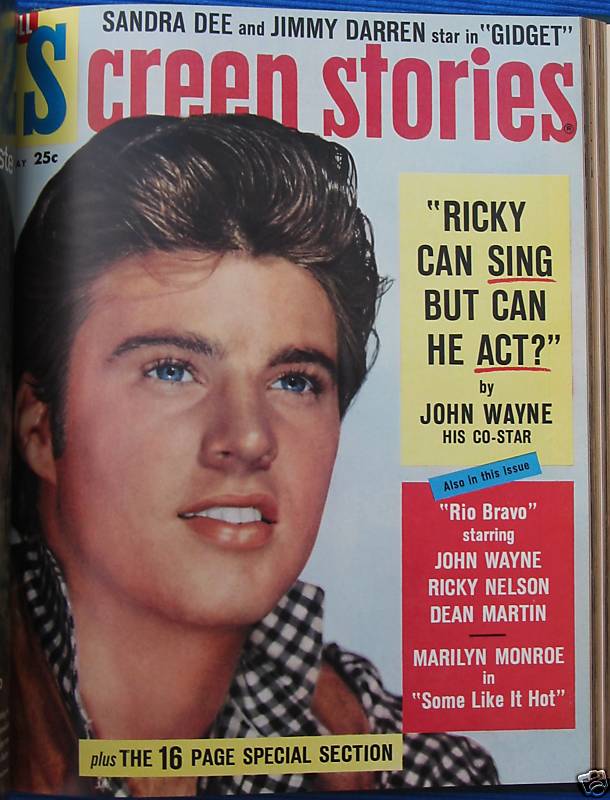 SCREEN STORIES magazine side cover May 1959
