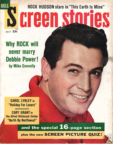 SCREEN STORIES magazine side cover July 1959