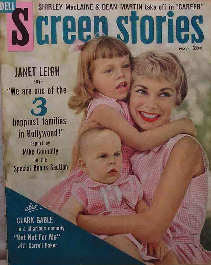 SCREEN STORIES magazine side cover November 1959