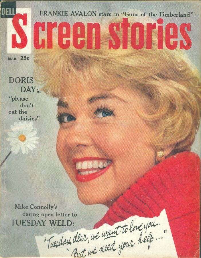SCREEN STORIES magazine side cover March 1960