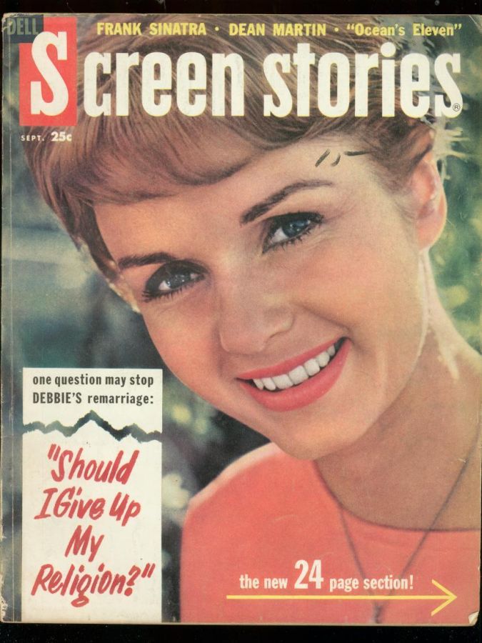 SCREEN STORIES magazine side cover September 1960