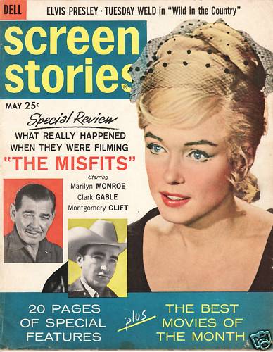 SCREEN STORIES magazine side cover May 1961