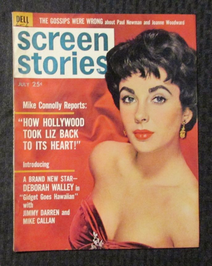 SCREEN STORIES magazine side cover July 1961