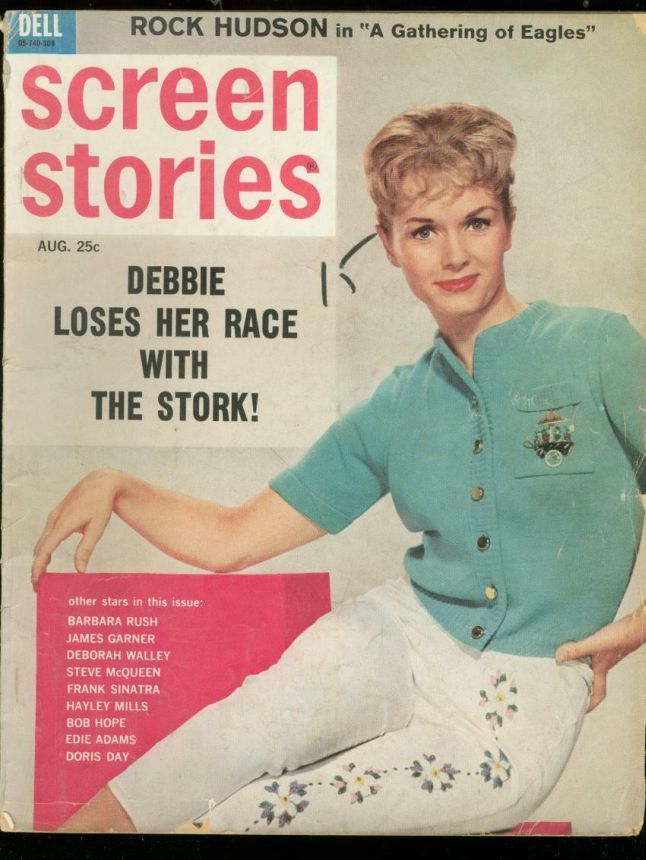 SCREEN STORIES magazine side cover August 1963