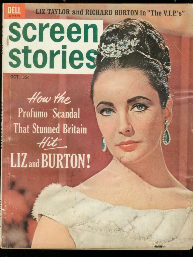 SCREEN STORIES magazine side cover October 1963