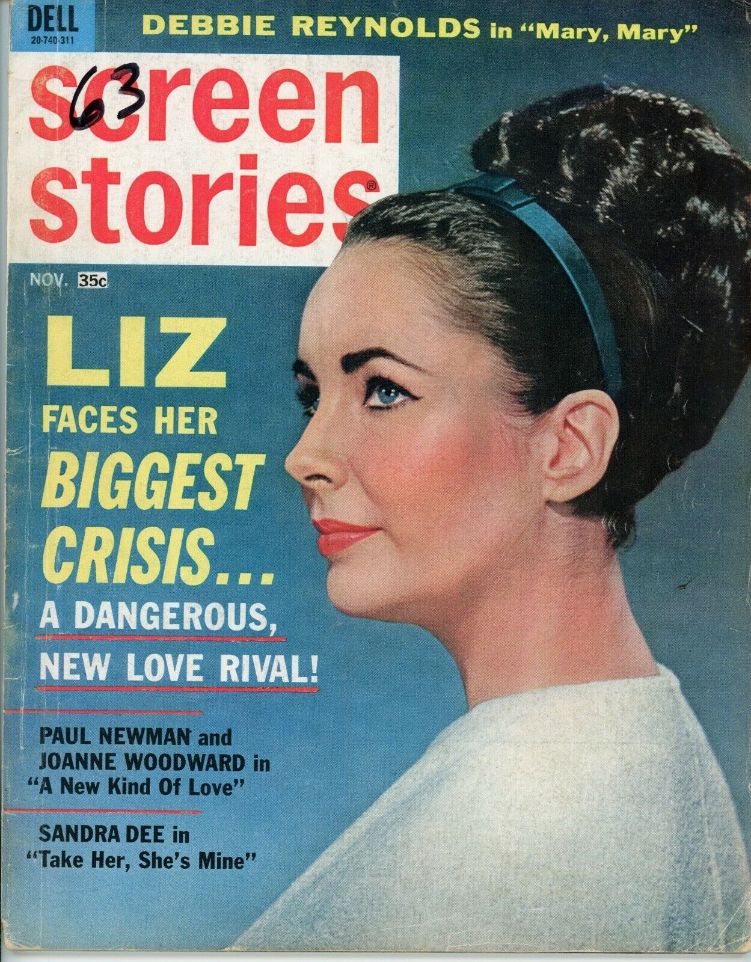 SCREEN STORIES magazine side cover November 1963