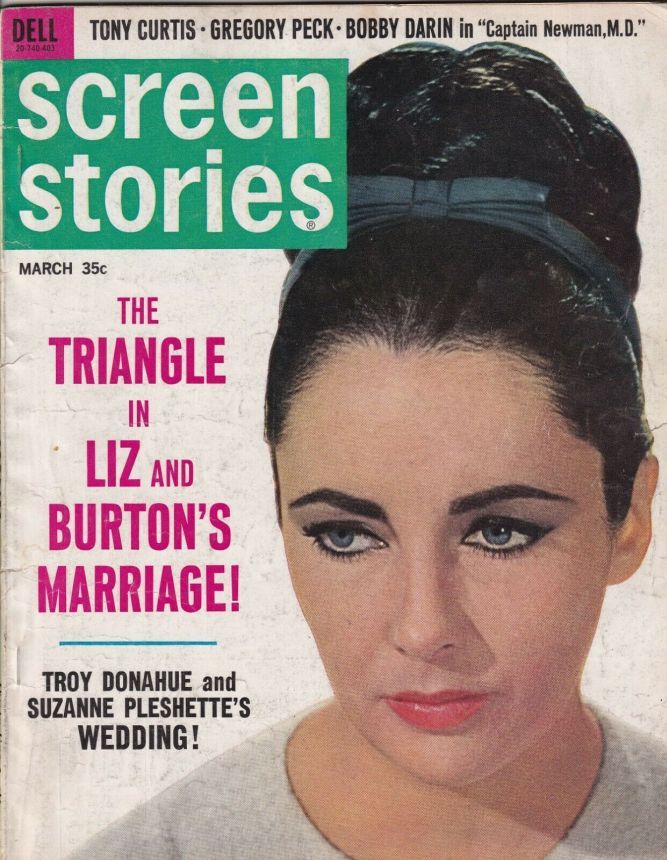 SCREEN STORIES magazine side cover March 1964