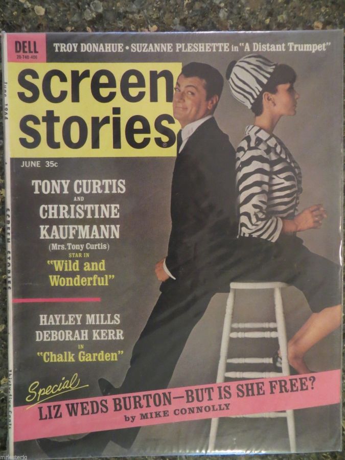 SCREEN STORIES magazine side cover June 1964