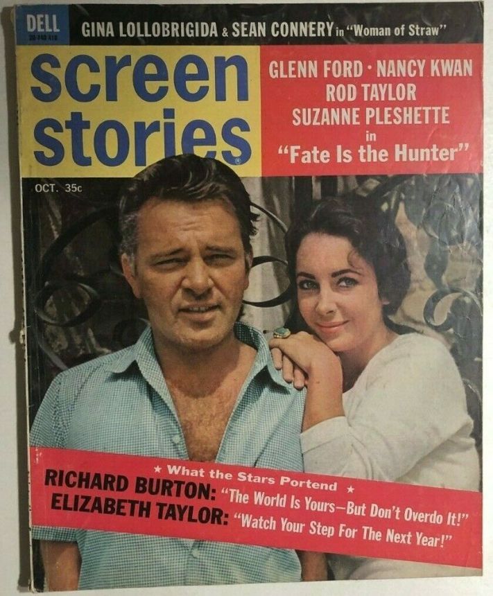 SCREEN STORIES magazine side cover October 1964