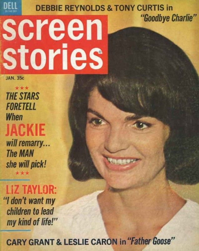 SCREEN STORIES magazine side cover January 1965