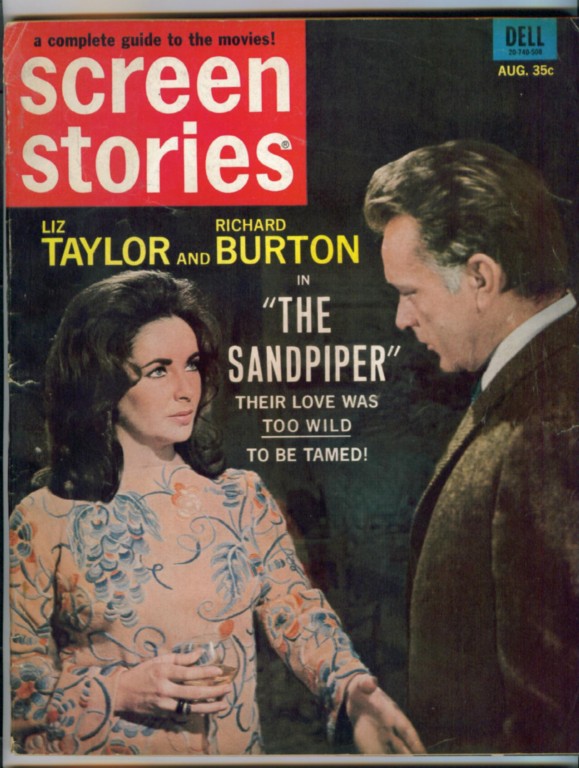 SCREEN STORIES magazine side cover August 1965