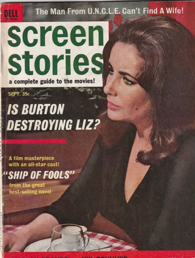 SCREEN STORIES magazine side cover September 1965