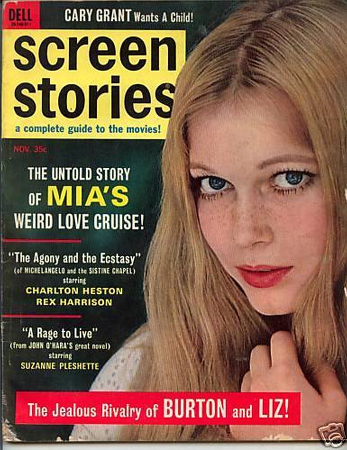 SCREEN STORIES magazine side cover November 1965
