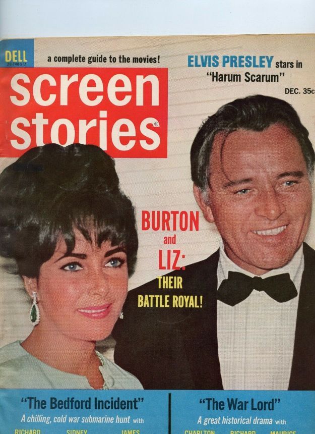 SCREEN STORIES magazine side cover December 1965