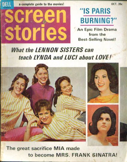 SCREEN STORIES magazine side cover October 1966