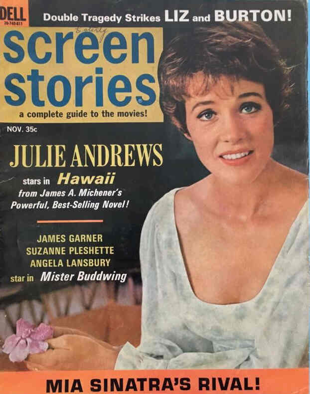 SCREEN STORIES magazine side cover November 1966