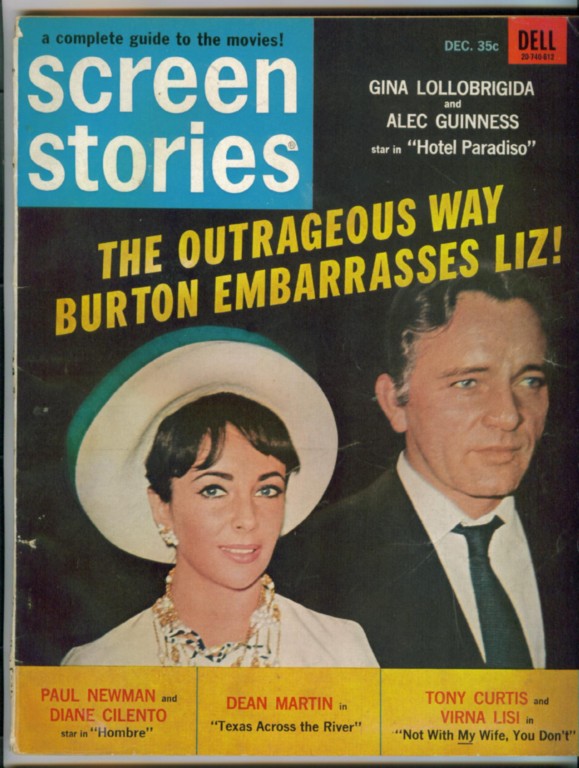 SCREEN STORIES magazine side cover December 1966