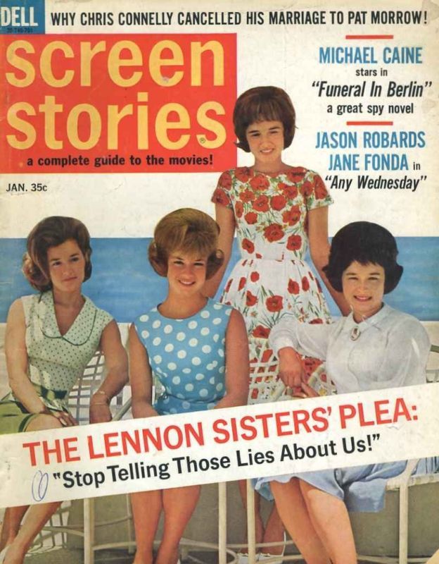 SCREEN STORIES magazine side cover January 1967