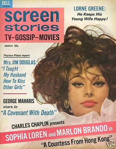 SCREEN STORIES magazine side cover March 1967