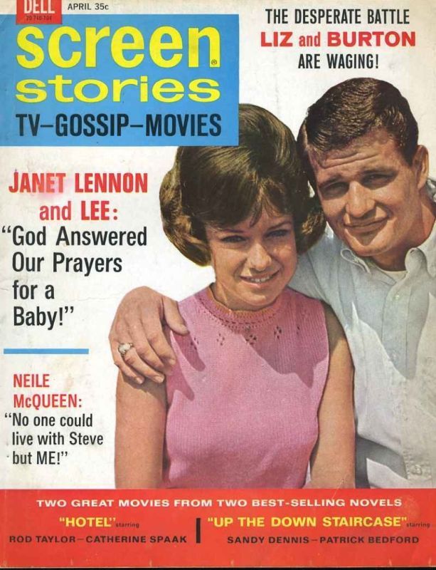 SCREEN STORIES magazine side cover April 1967