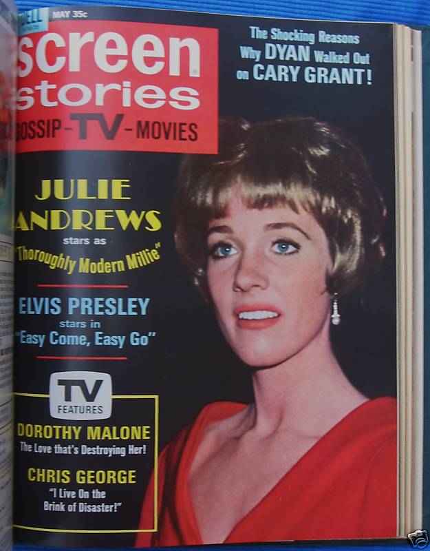 SCREEN STORIES magazine side cover May 1967