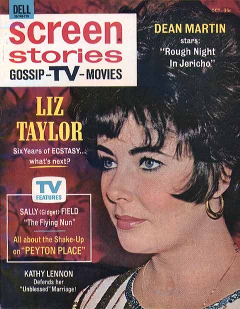 SCREEN STORIES magazine side cover October 1967