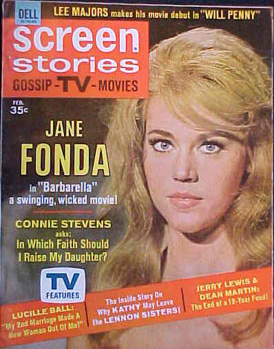 SCREEN STORIES magazine side cover February 1968