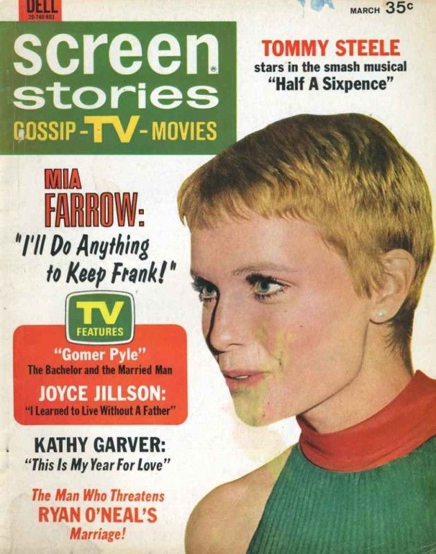 SCREEN STORIES magazine side cover March 1968