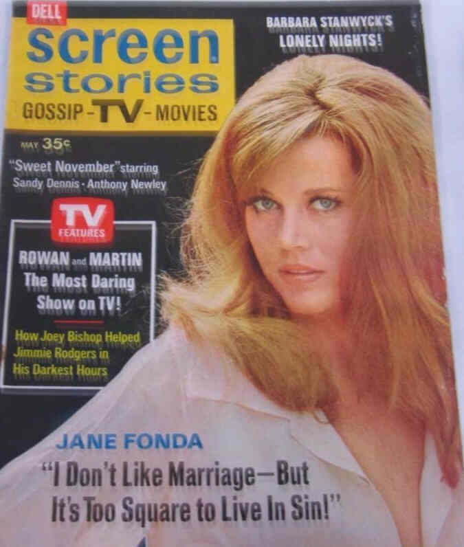 SCREEN STORIES magazine side cover May 1968