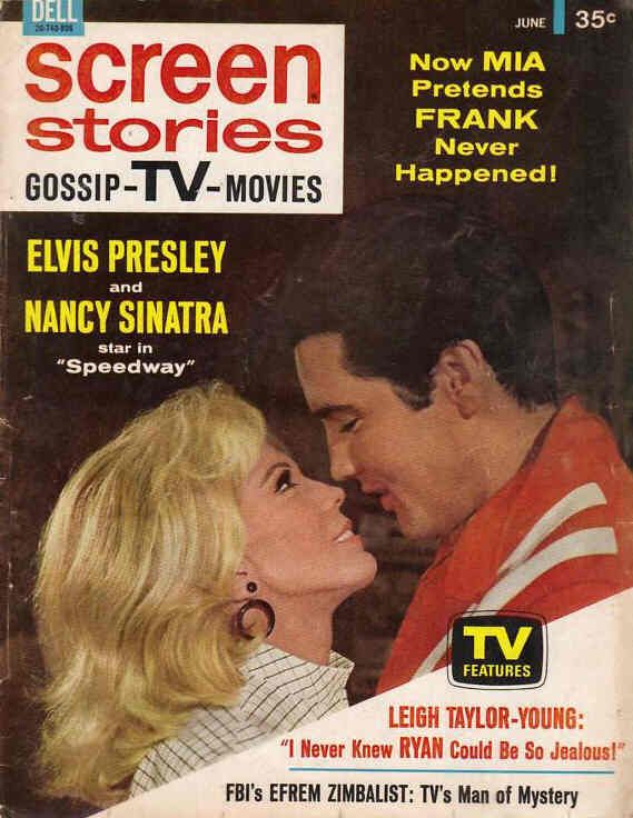 SCREEN STORIES magazine side cover June 1968