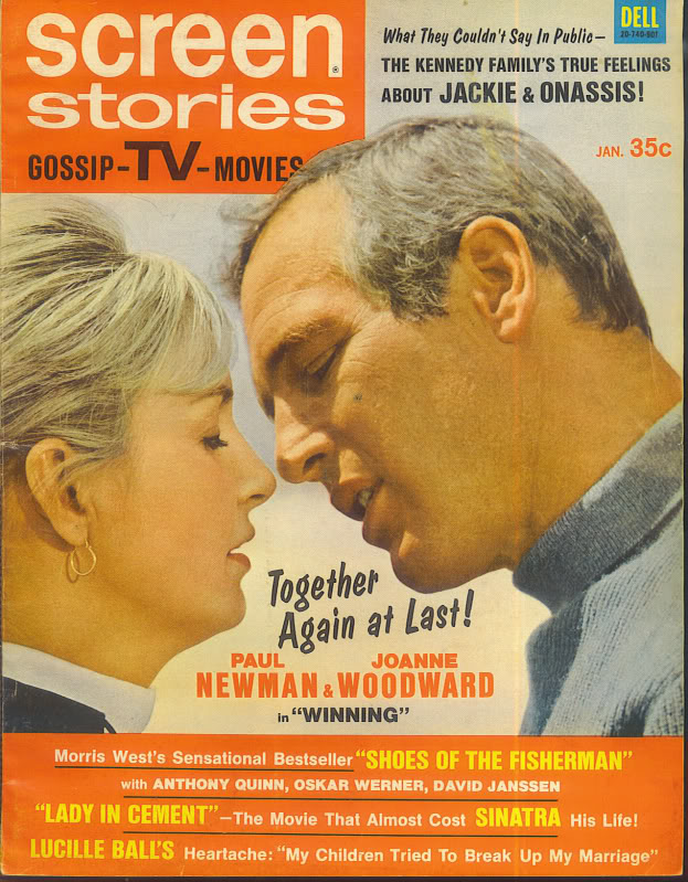 SCREEN STORIES magazine side cover January 1969