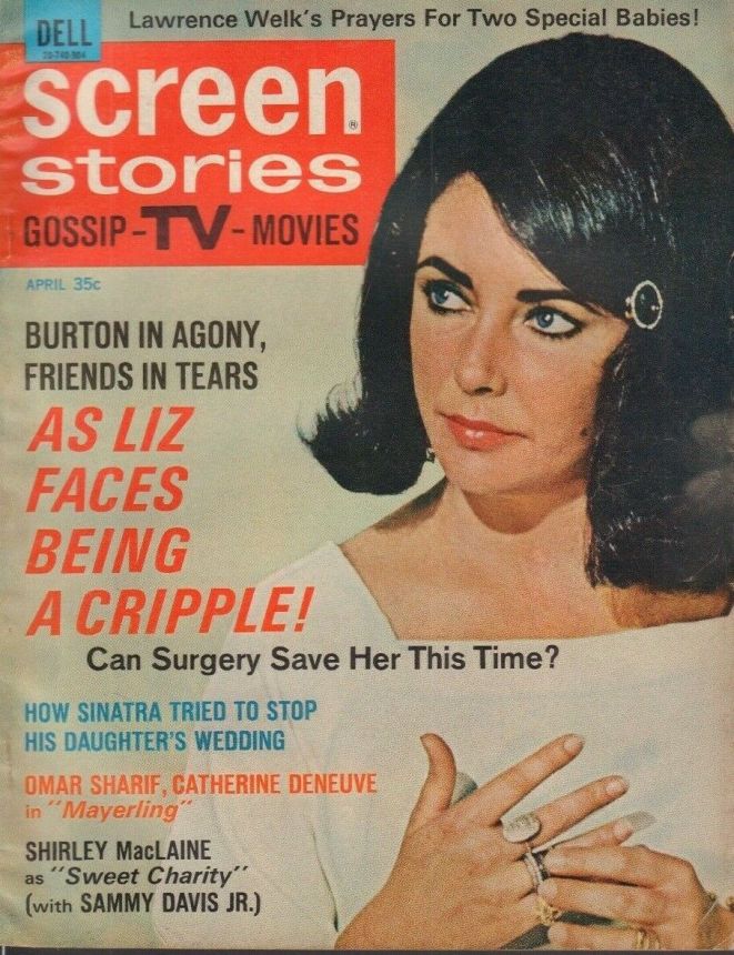 SCREEN STORIES magazine side cover April 1969
