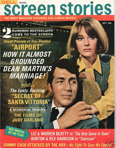 SCREEN STORIES magazine side cover October 1969